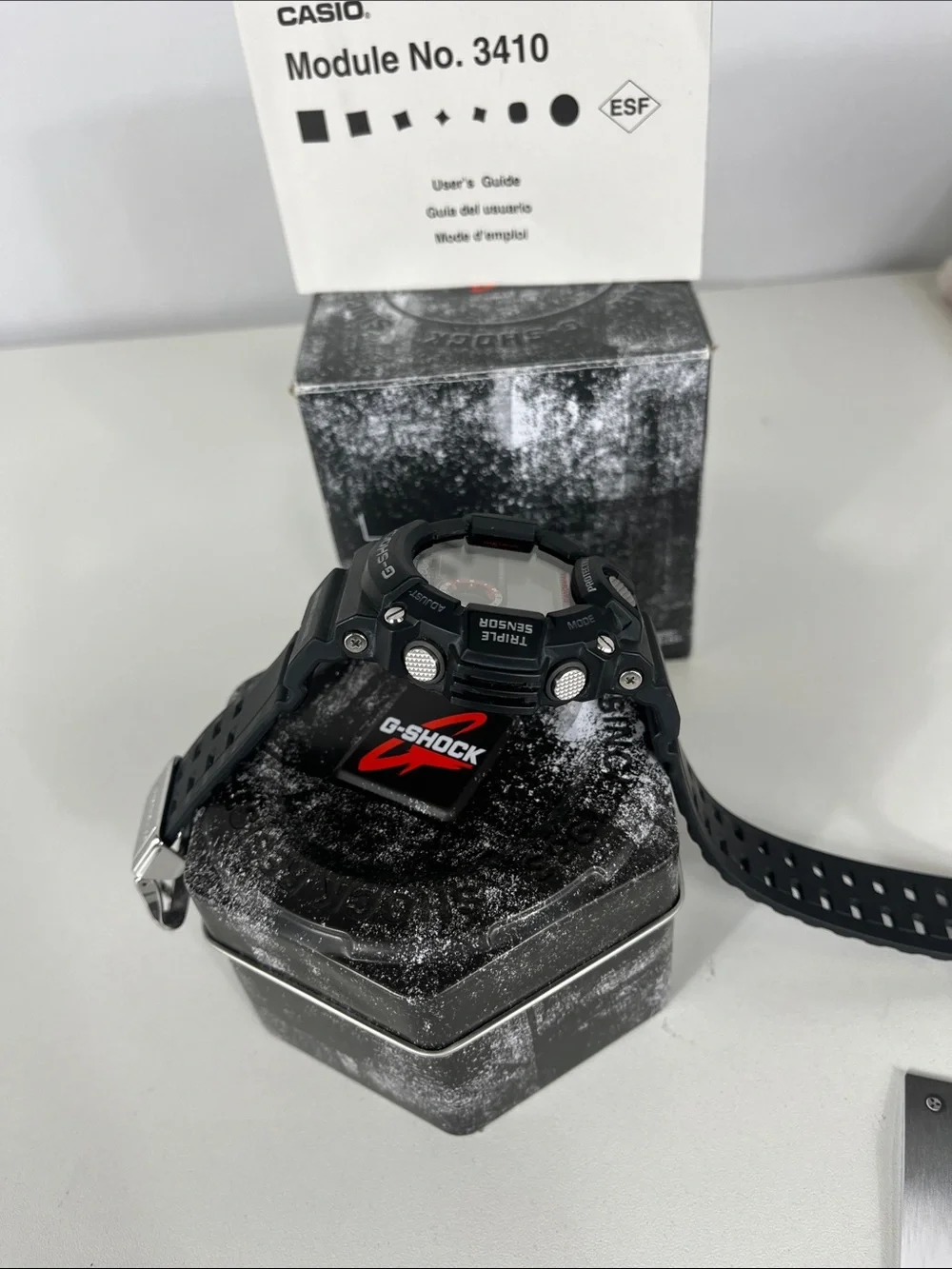 Casio G-Shock Black Digital Watch with Red Accents RANGEMAN MASTER OF G !!!